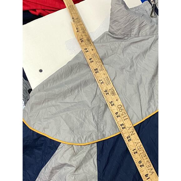 Nike Jacket Mens XXL Blue Gray Track Windbreaker Full Zip 90s Vintage - Picture 5 of 14